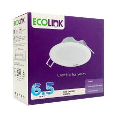 ECOLINK EDN200B LED6 6.5W DOWNLIGHT LED COOL WHITE