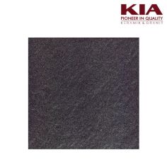 KIA CERAMIC 40X40 IMPR FT ROCKY BLACK KW1