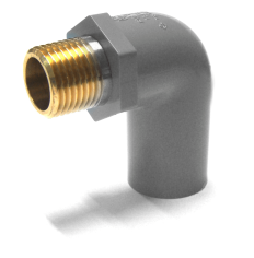 SCG FITTING AW FAUCET ELBOW INSERT METAL 90Â° 1/2"