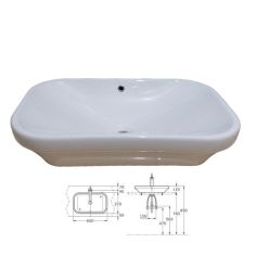 TOTO WASTAFEL LW630JW/F WHITE