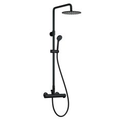 WASSER BRASS ESS-X333-BK RAIN SHOWER COLUMN WITH SHOWER MIXER SET