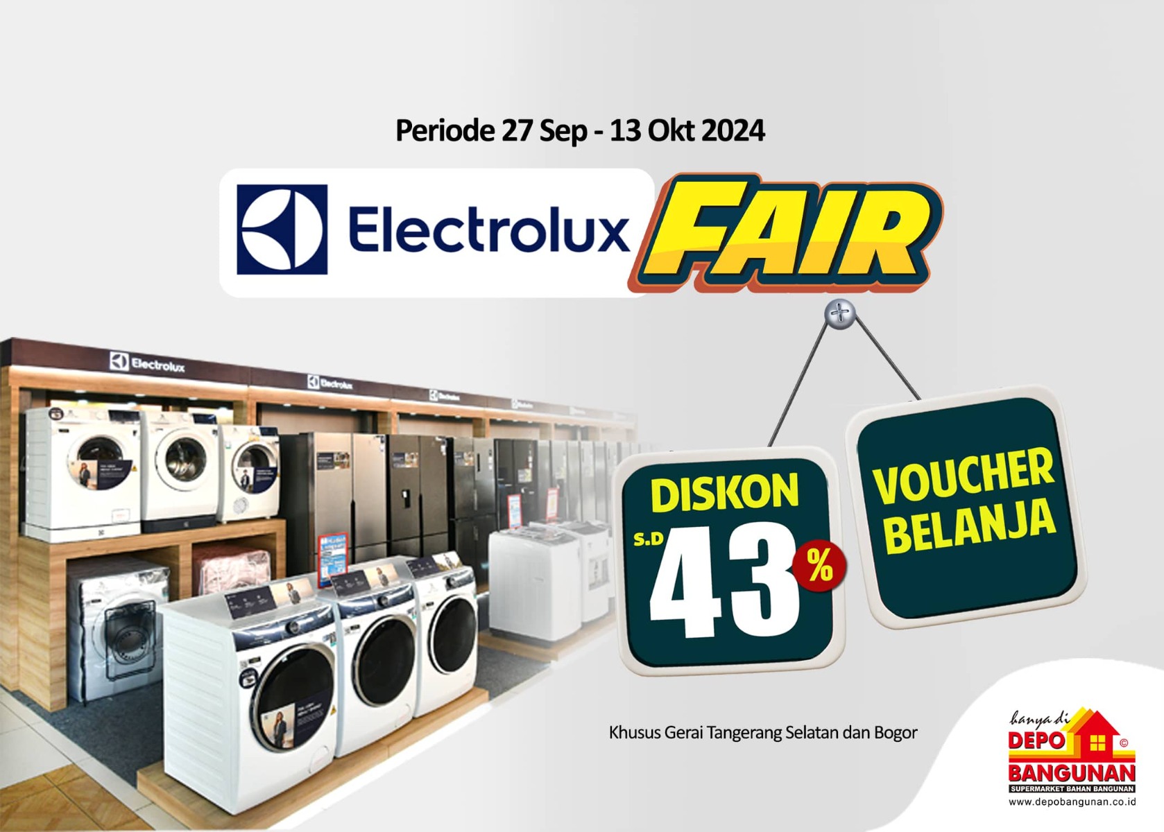 Promo Electrolux Fair Depo Bangunan